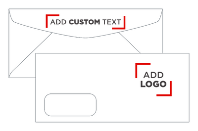 White 24lb W2-1099 Window Envelopes (3 7/8 x 8 5/8)