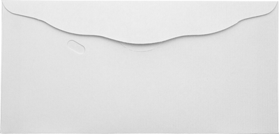 White 20lb 3 1/8 x 6 1/4 Offering Envelopes