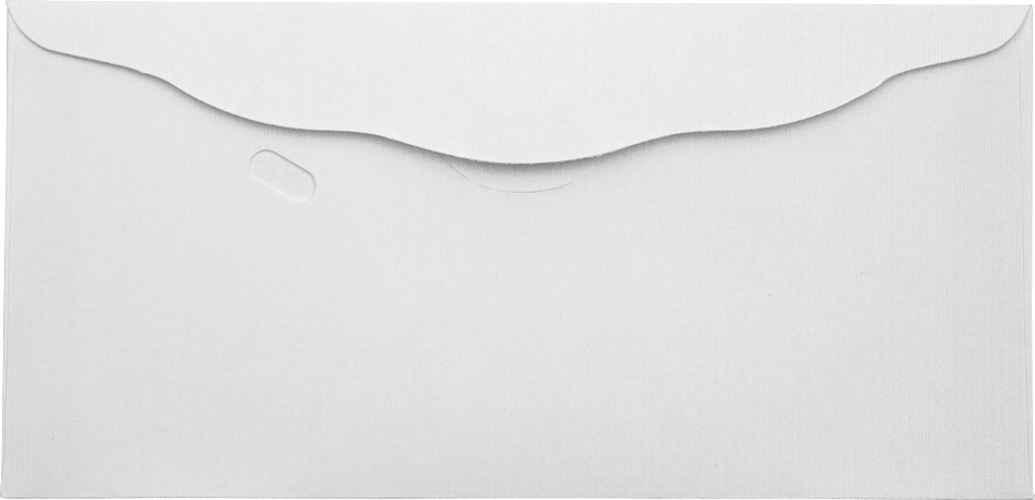 White 20lb 3 1/8 x 6 1/4 Offering Envelopes