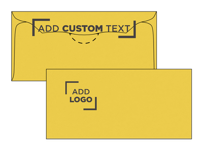 Goldenrod 24lb 3 1/8 x 6 1/4 Offering Envelopes