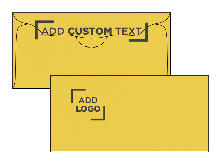 Goldenrod 24lb 3 1/8 x 6 1/4 Offering Envelopes