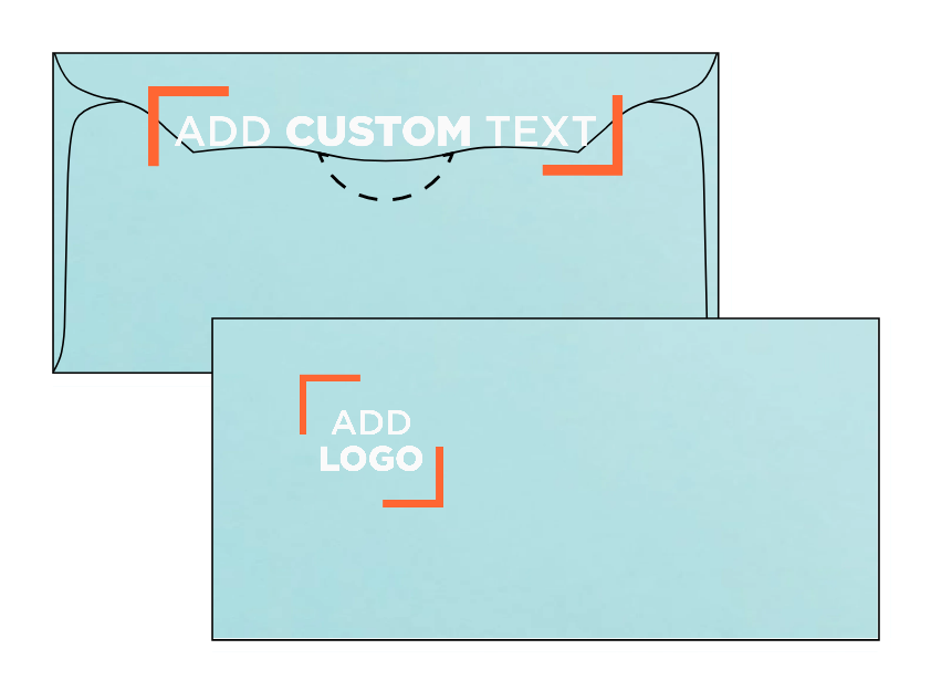 Pastel Blue 24lb 3 1/8 x 6 1/4 Offering Envelopes