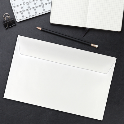 White 24lb A10 Machine Insertable Envelopes (6 x 9 1/2)