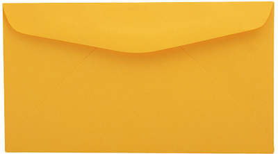 Goldenrod 24lb #6 3/4 Regular Envelopes (3 5/8 x 6 1/2)