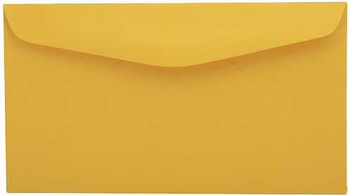 Goldenrod 24lb #6 3/4 Regular Envelopes (3 5/8 x 6 1/2)