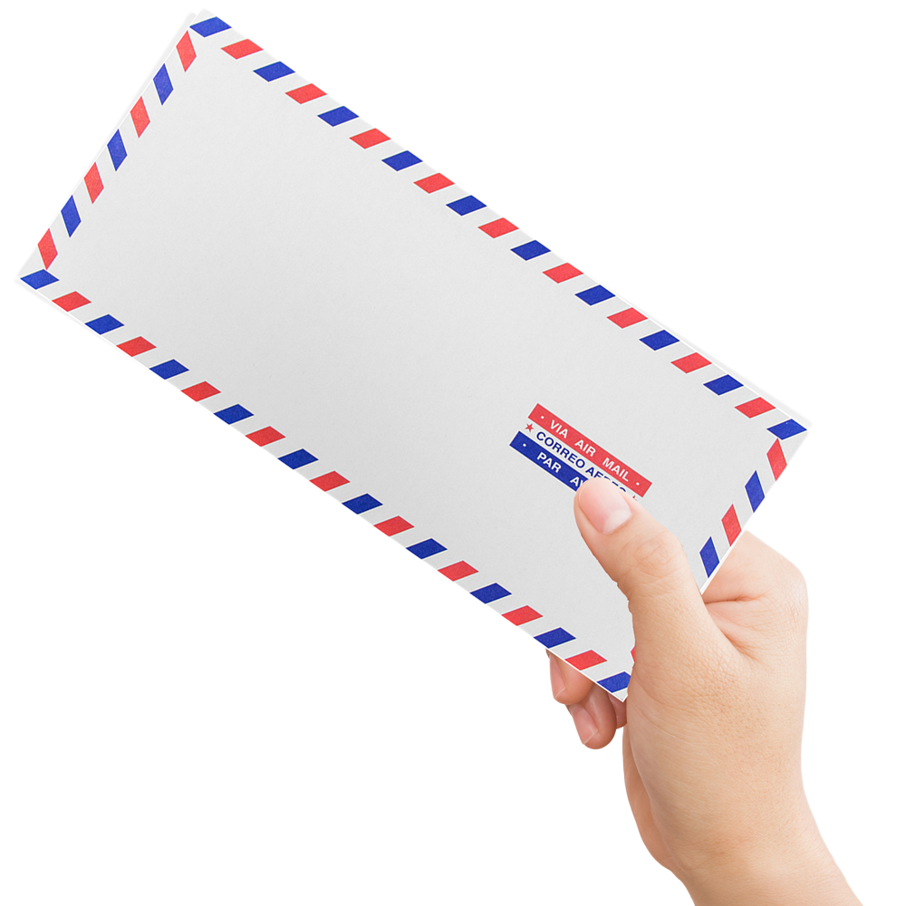Airmail 20lb #10 Regular Envelopes (4 1/8 x 9 1/2)