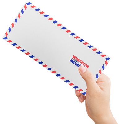 Airmail 20lb #10 Regular Envelopes (4 1/8 x 9 1/2)