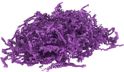 Purple Crinkle Cut Shred Tissue Paper - 2oz