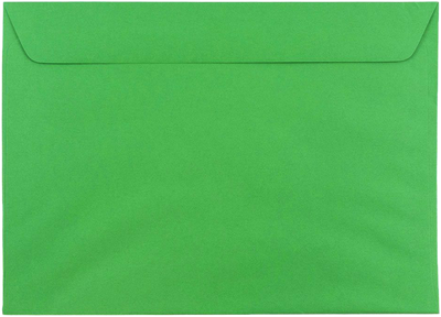Holiday Green 32lb 9 x 12 Booklet Envelopes