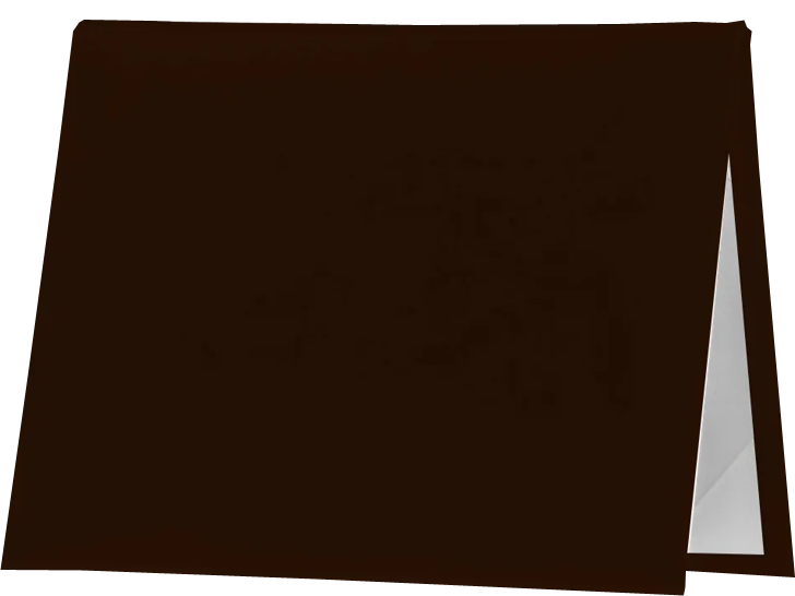 8 1/2 x 10 1/2 Landscape Padded Diploma Covers (Holds 8 x 10 Document) - Brown