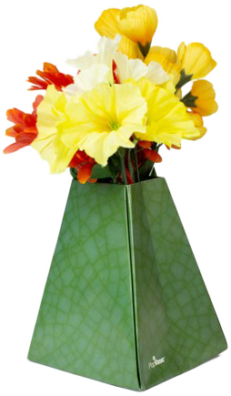 Olive Stone Design Paper Pop Flower Vases - 3 Pack