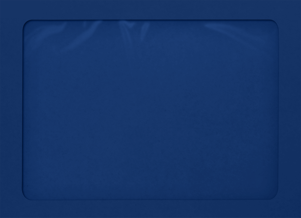 Navy Blue 32lb A7 Full Face Window Envelopes (5 1/4 x 7 1/4) with Peel & Seal