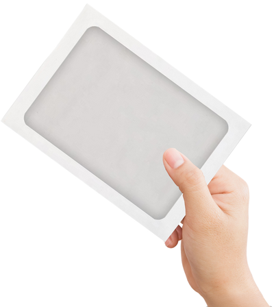 White 28lb A7 Full Face Window Envelopes (5 1/4 x 7 1/4) with Peel & Seal