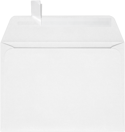 White 28lb A7 Full Face Window Envelopes (5 1/4 x 7 1/4) with Peel & Seal