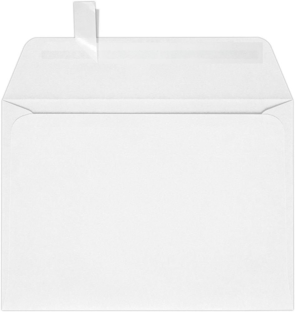 White 28lb A7 Full Face Window Envelopes (5 1/4 x 7 1/4) with Peel & Seal