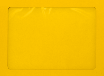Sunflower Yellow 32lb A7 Full Face Window Envelopes (5 1/4 x 7 1/4) with Peel & Seal