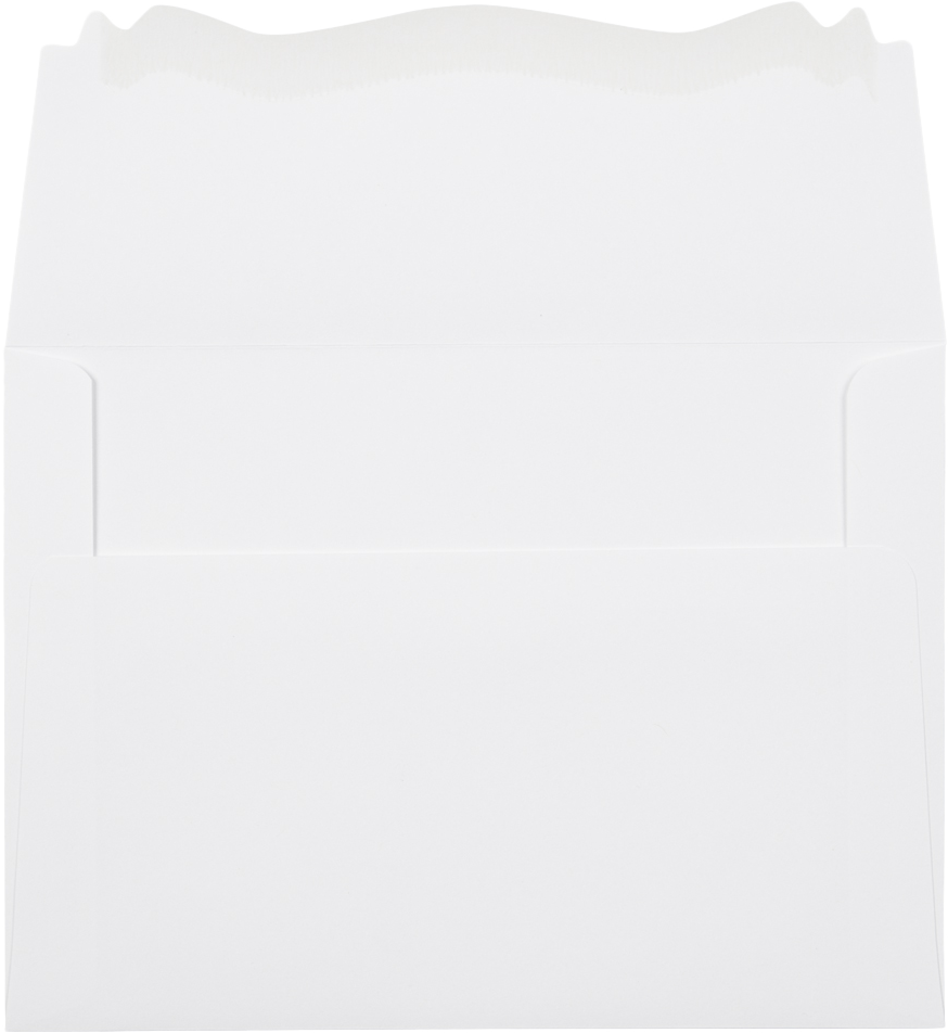 White 28lb A7 Squiggle Flap Invitation Envelopes (5 1/4 x 7 1/4)