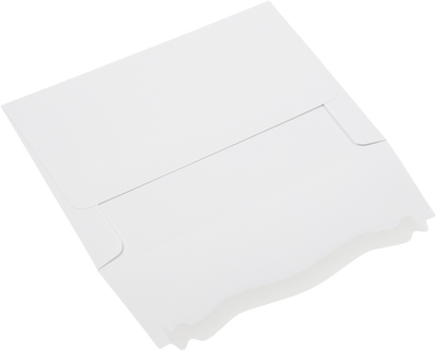 White 28lb A7 Squiggle Flap Invitation Envelopes (5 1/4 x 7 1/4)
