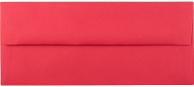 Red 24lb #10 Regular Envelopes (4 1/8 x 9 1/2)
