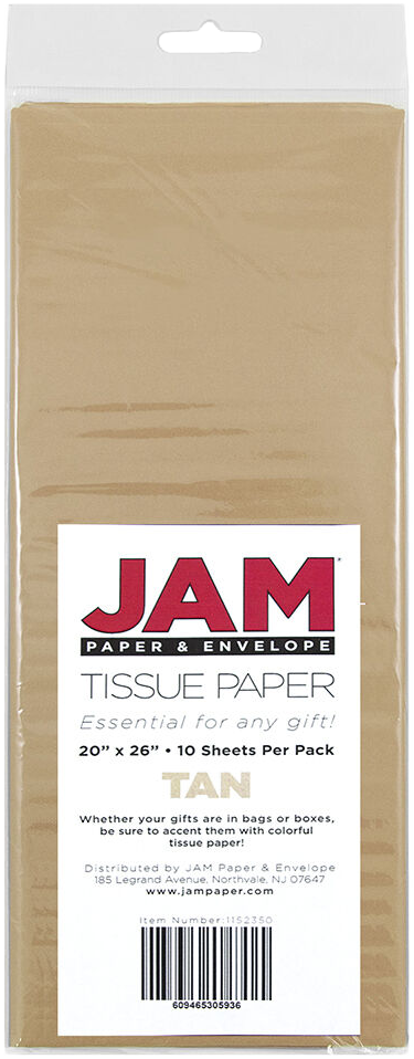 Tan Tissue Paper (20 x 26) - 10 Sheets