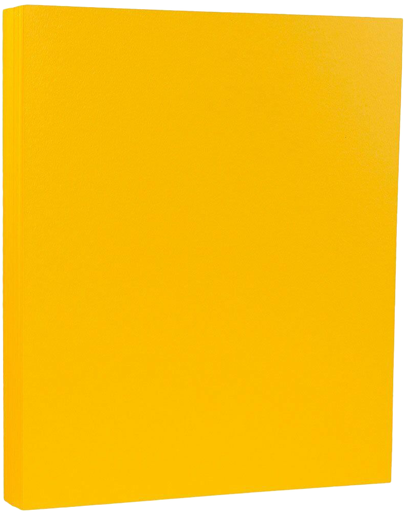 Sunflower Yellow 32lb 8 1/2 x 11 Paper