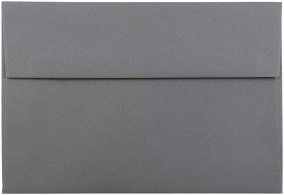 Dark Smoke Gray 28lb A8 Invitation Envelopes (5 1/2 x 8 1/8)