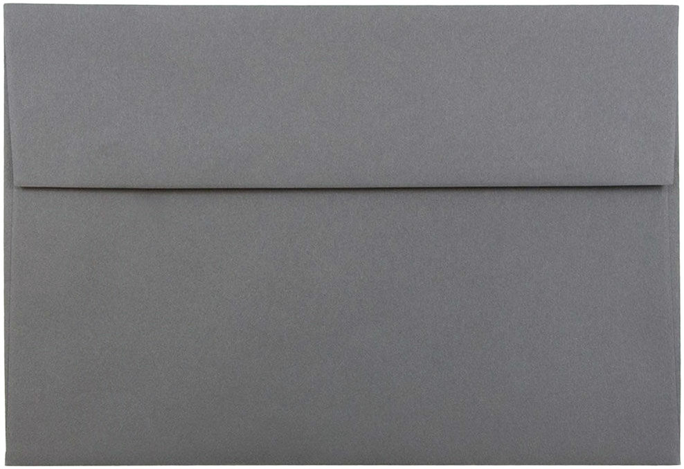 Dark Smoke Gray 28lb A8 Invitation Envelopes (5 1/2 x 8 1/8)