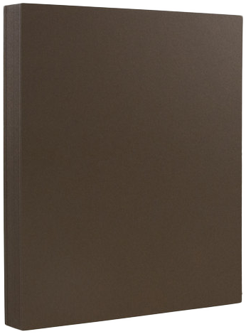 Chocolate Brown 100lb 8 1/2 x 11 Cardstock