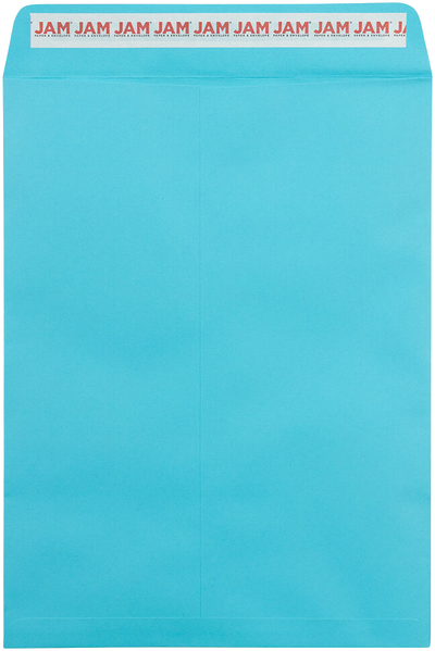 Pool Blue 32lb 9 x 12 Open End Envelopes with Peel & Seal
