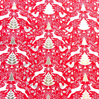 Scandinavian Red Scandinavian Red 24" x 417' Bulk Wrapping Paper (834 Sq Ft)