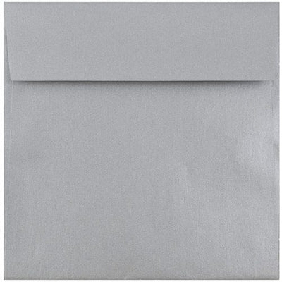 Silver Metallic 32lb 6 1/2 x 6 1/2 Square Envelopes