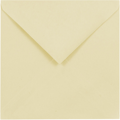 Natural White 24lb 7 1/2 x 7 1/2 V Flap Square Envelopes