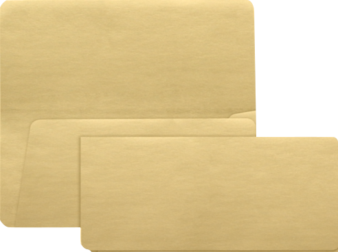 Gold Metallic 32lb Boarding Pass Envelopes (3 7/8 x 8 1/2)