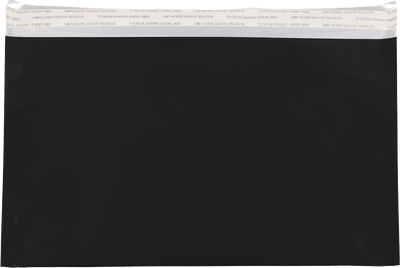 Black Foil 32lb 6 1/8 x 9 1/2 Booklet Envelopes with Peel & Seal