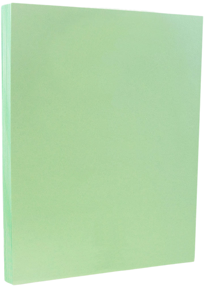 Green Vellum 110lb 8 1/2 x 11 Cardstock