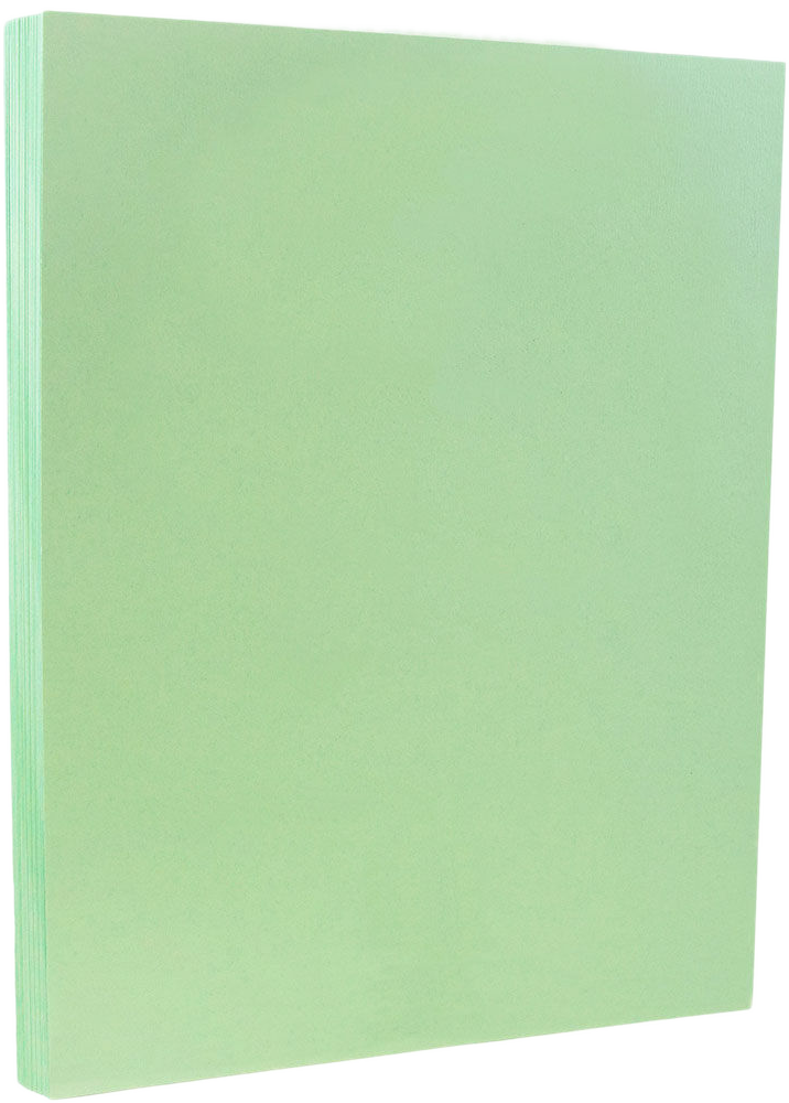 Green Vellum 110lb 8 1/2 x 11 Cardstock