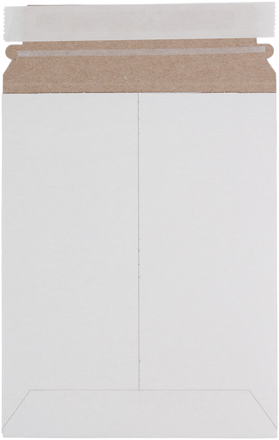 White 130lb 7 x 9 Photo Mailer Envelopes with Peel & Seal