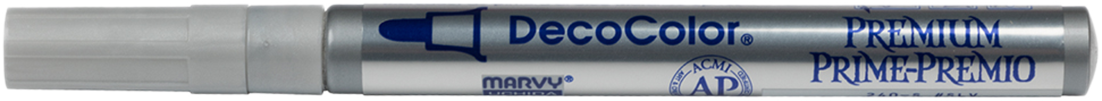 Silver Fine Tip Opaque Paint Markers