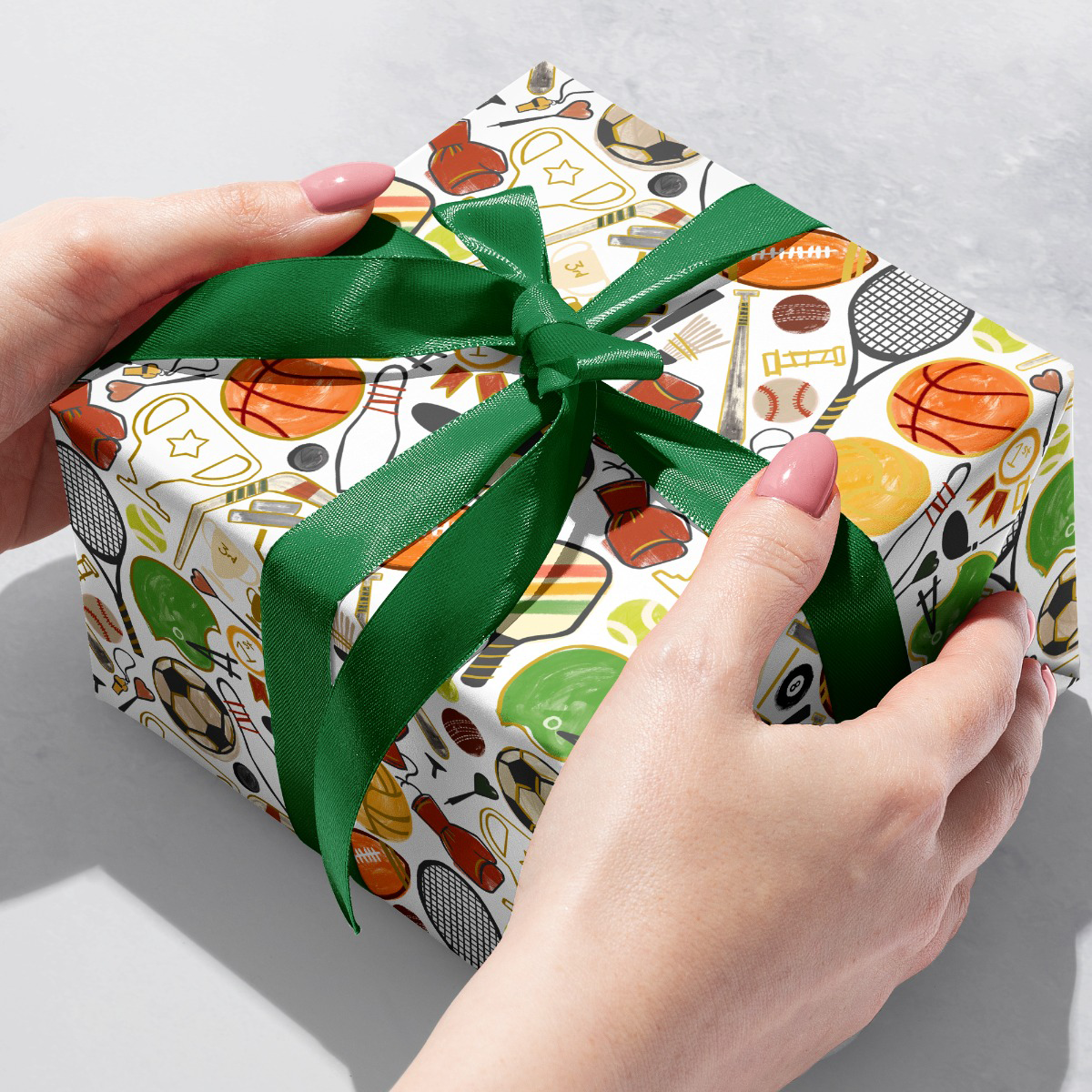 Sports Time Bulk Wrapping Paper (416 Sq Ft)