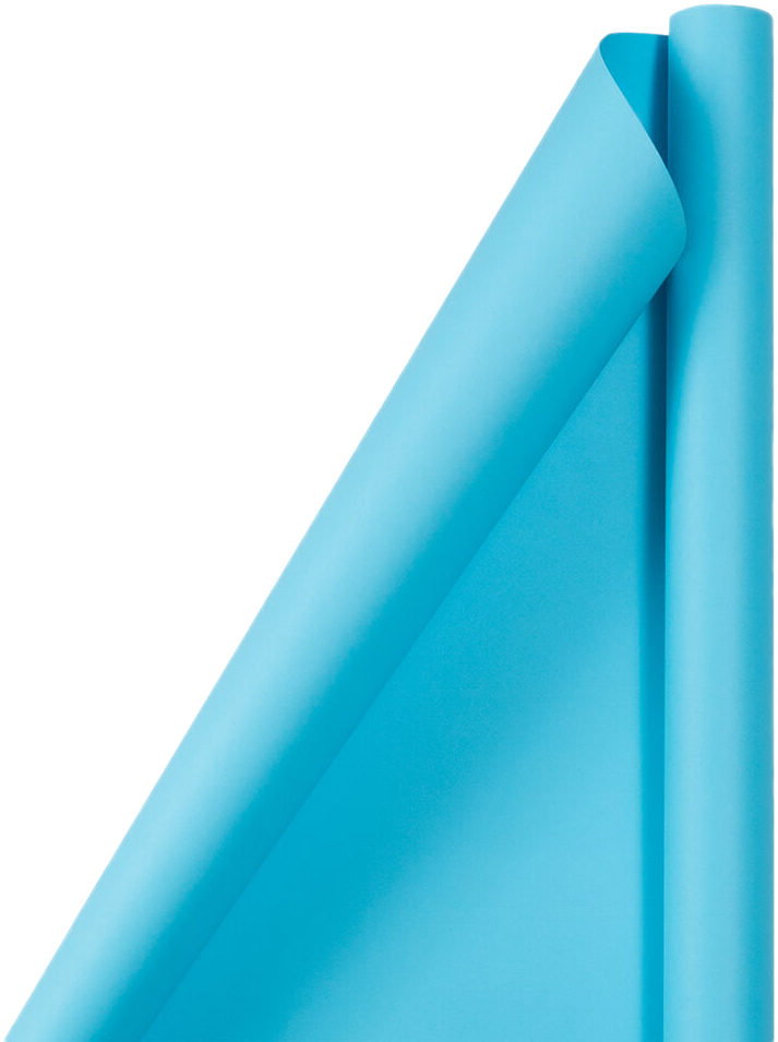 Blue Matte Wrapping Paper (25 Sq Ft)