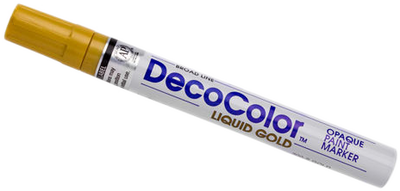 Gold Broad Line Opaque Paint Marker
