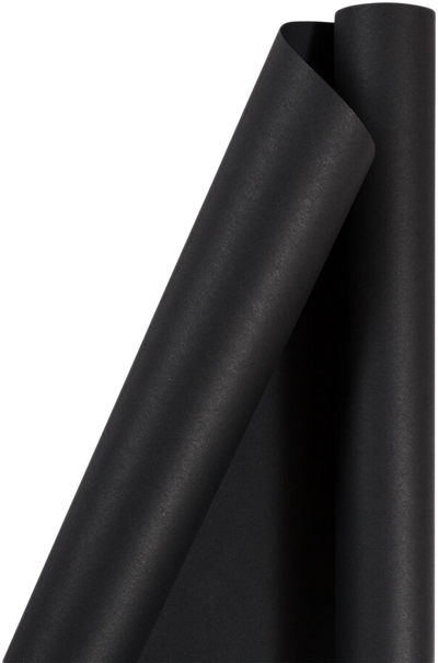 Black Matte Wrapping Paper (25 Sq Ft)