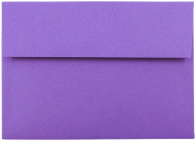 Violet Purple 28lb A7 Invitation Envelopes (5 1/4 x 7 1/4)
