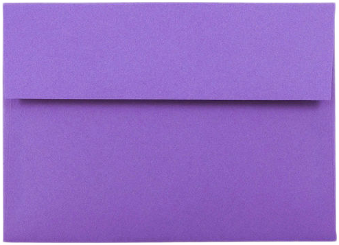 Violet Purple 28lb A7 Invitation Envelopes (5 1/4 x 7 1/4)