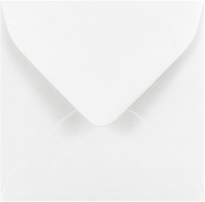 White 28lb Strathmore 3 1/8 x 3 1/8 Square Premium Envelopes
