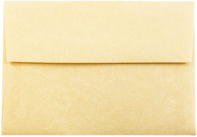 Antique Gold Parchment 24lb A1 Invitation Envelopes (3 5/8 x 5 1/8)