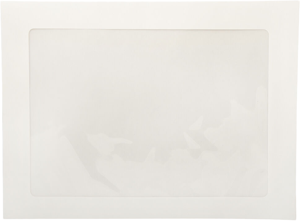 White 28lb Full Face Booklet Window (9 x 12) Envelopes