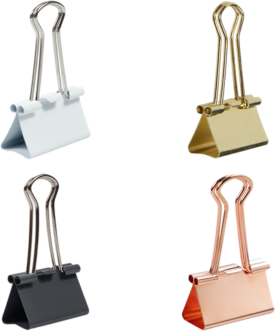 Business Assorted Medium 32mm Binder Clips - 4 Packs of 15