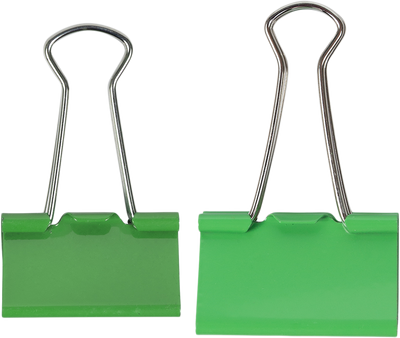 Green Large 44mm & Medium 32mm Binder Clips