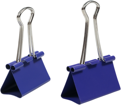 Purple Large 44mm & Medium 32mm Binder Clips
